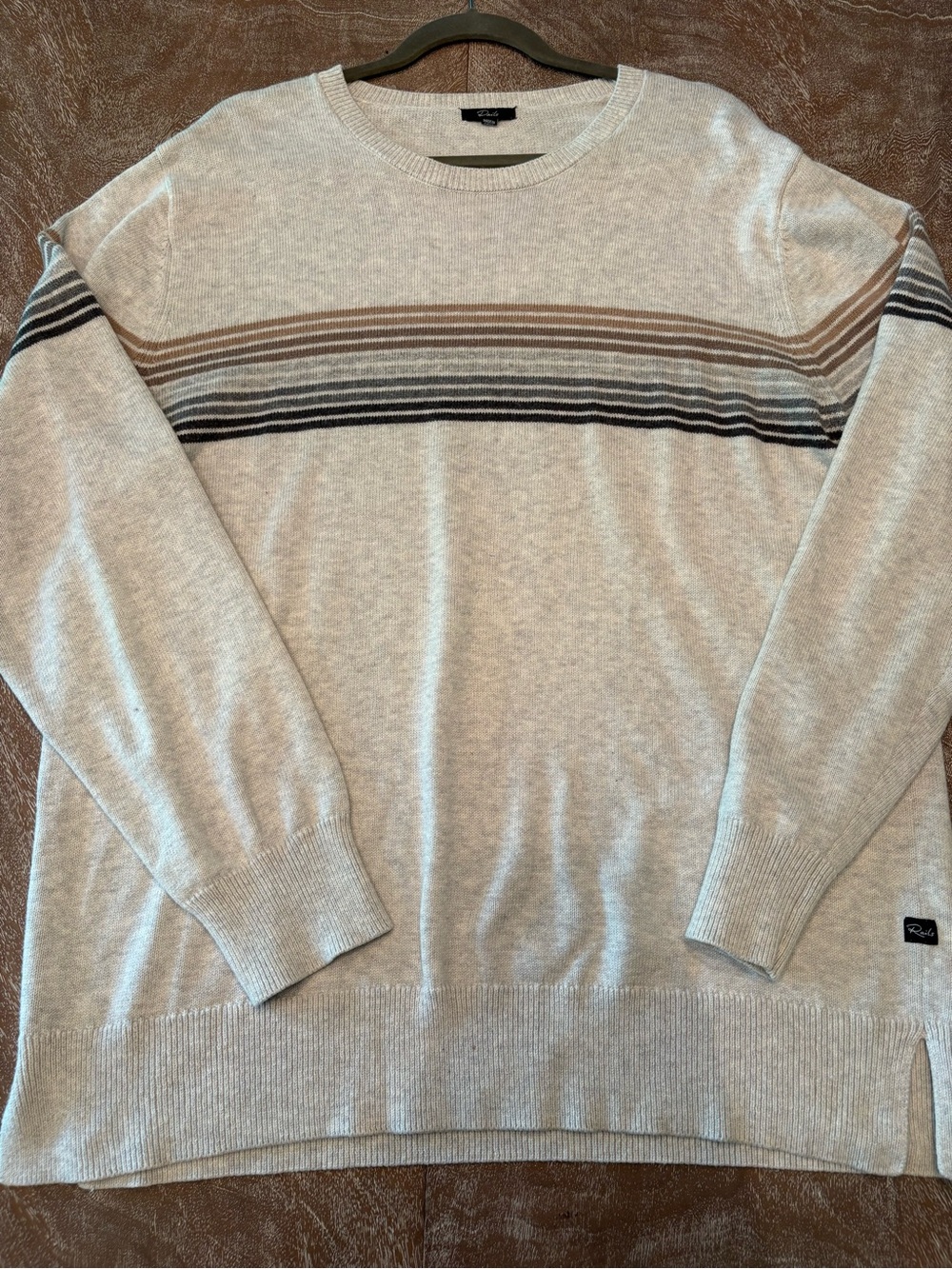 Rails Men’s Striped Crewneck Sweater – Size XL